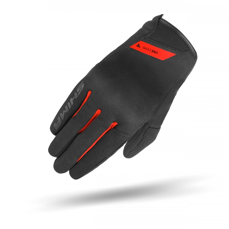 Guanti da moto Shima One EVO nero-rosso