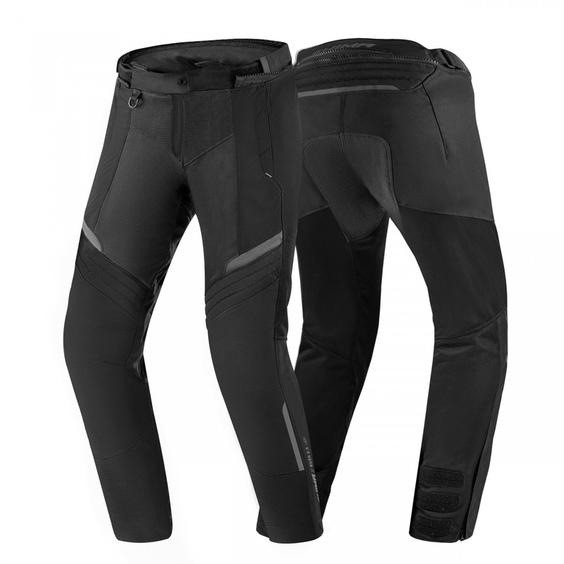 Pantaloni moto Shima Rush Vented 2.0 Donna Nero