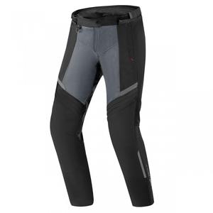 Pantaloni da moto Shima Rush Vented 2.0 neri e grigi da donna