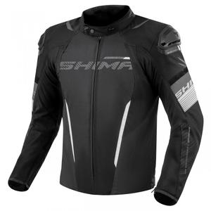 Giacca da moto Shima Solid 2.0 bianco e nero