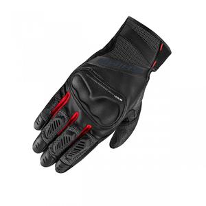 Guanti da moto Shima Hero nero-rosso