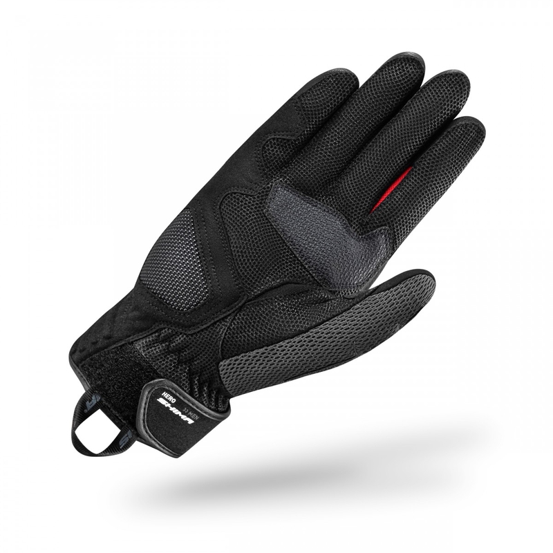 Guanti da moto Shima Hero nero-rosso