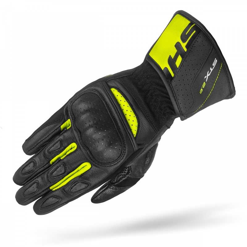 Guanti moto Shima STX 2.0 nero-giallo fluo
