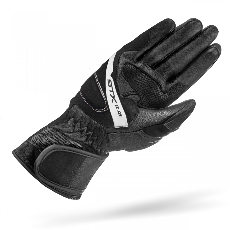 Guanti da moto Shima STX 2.0 bianco e nero