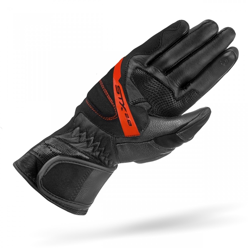 Guanti moto Shima STX 2.0 nero-rosso