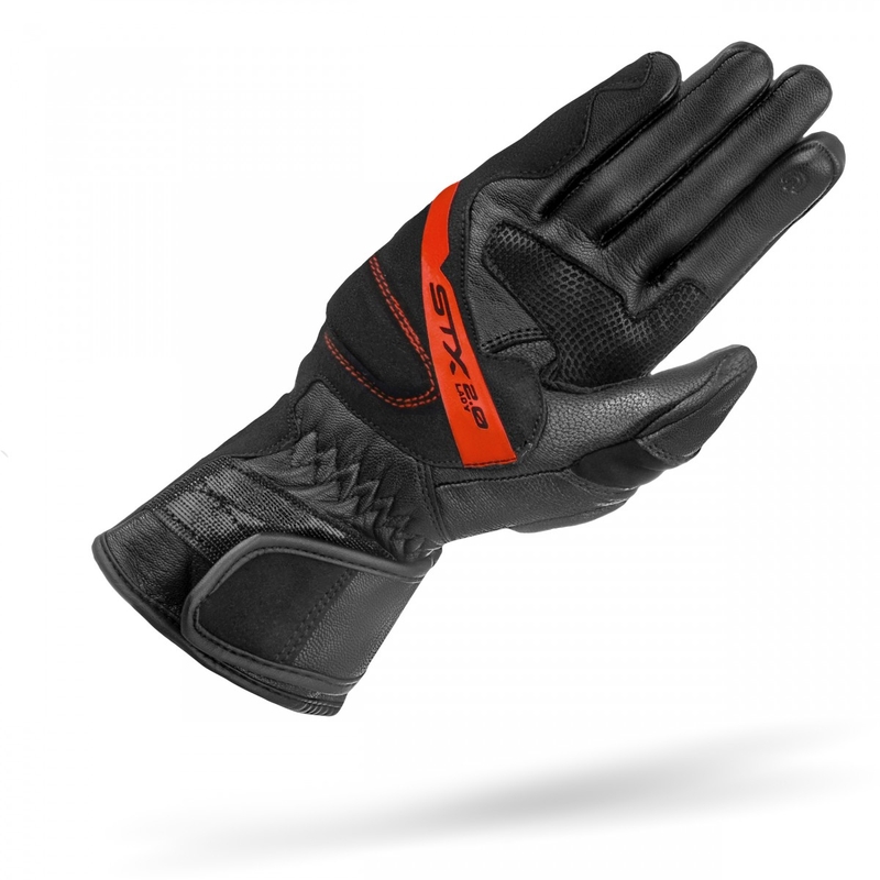 Guanti da moto da donna Shima STX 2.0 Nero-Rosso
