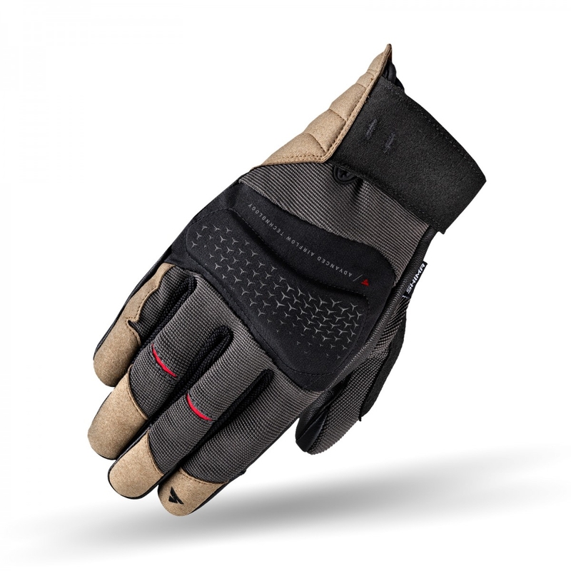 Guanti da moto Shima Air 2.0 nero-marrone