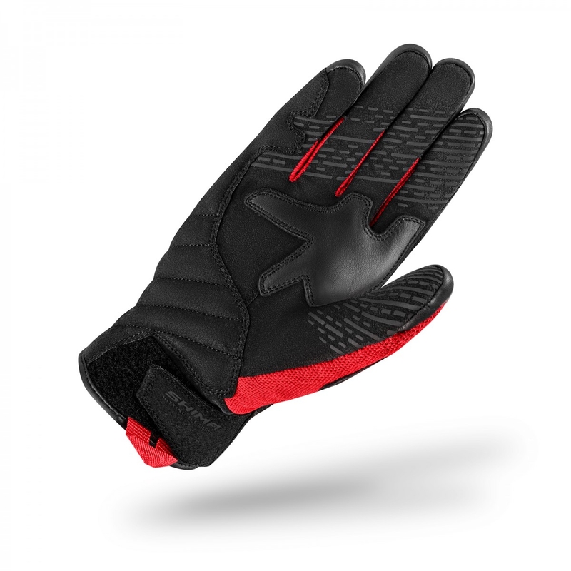 Guanti da moto Shima Blaze 2.0 nero-rosso