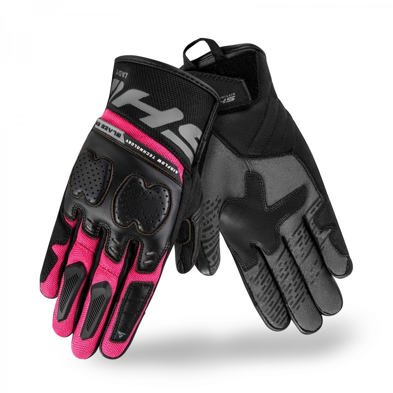 Guanti da moto Shima Blaze 2.0 nero e rosa da donna