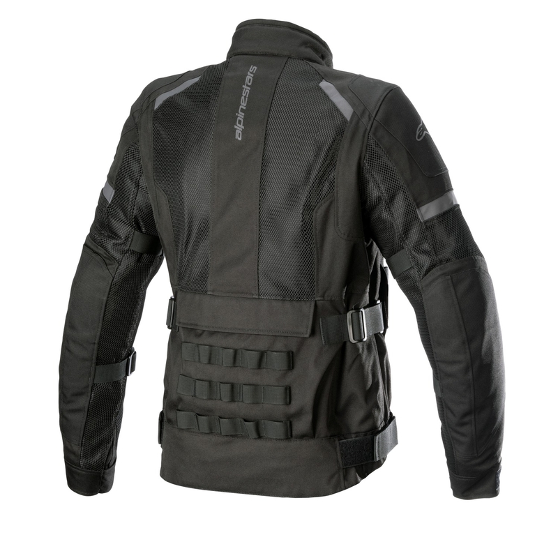 Giacca da moto Alpinestars Stella Crosshill Waterproof Air da donna nera-nera