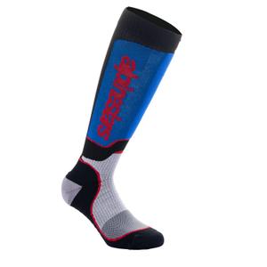Calzini Alpinestars MX Plus nero-rosso-blu-grigio