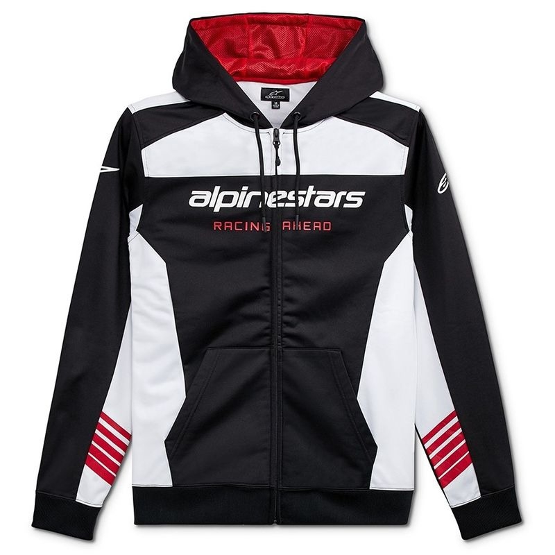 Alpinestars Sessions LXE Felpa in pile bianca e nera