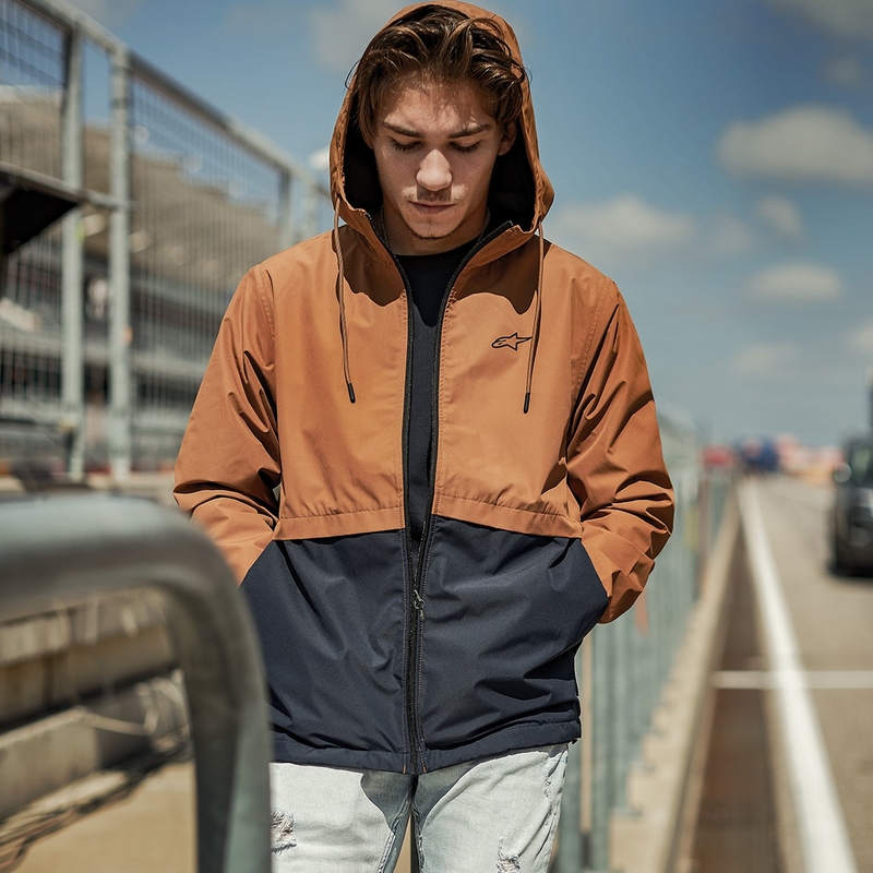 Alpinestars Avid Wind Jacket marrone-blu scuro
