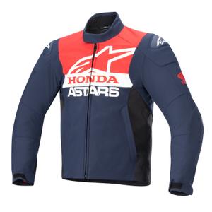 Alpinestars SMX Giacca moto impermeabile Honda 2024 blu-nero-rosso-bianco