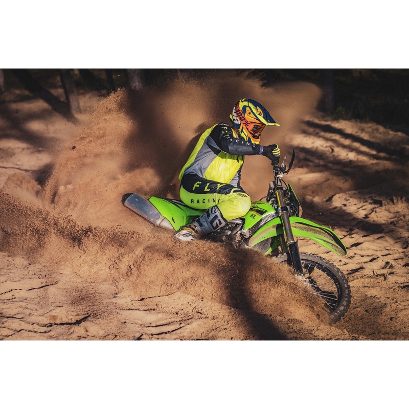 Casco da motocross Cassida Cross Pro 2 Contra fluo giallo-arancio-blu