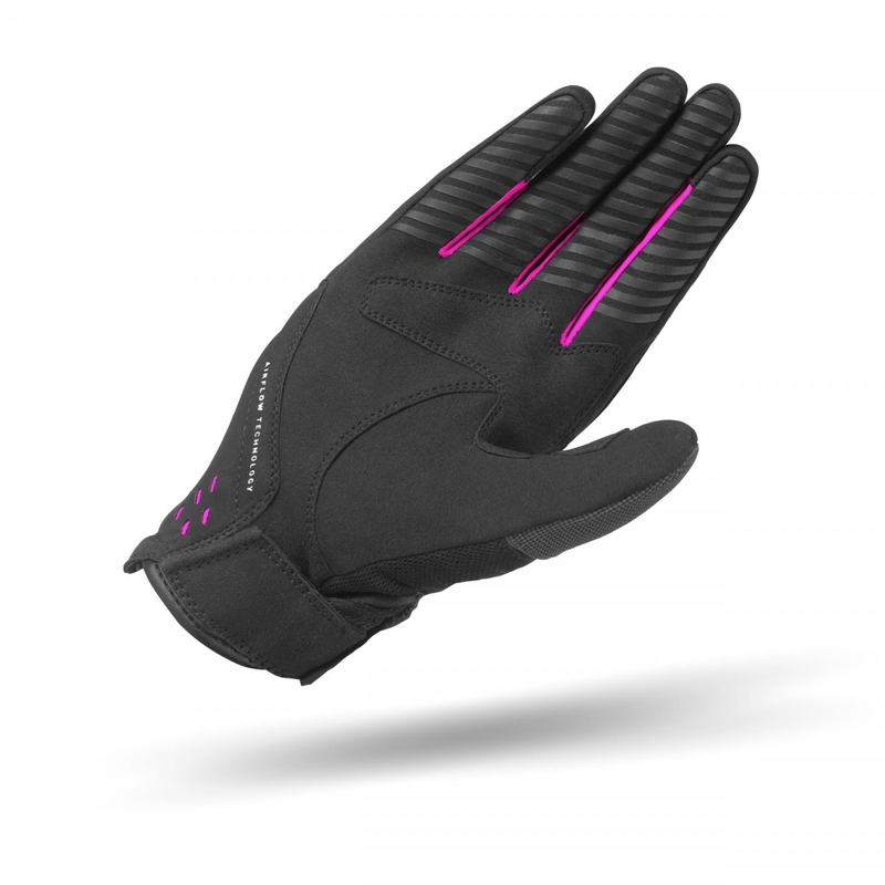 Guanti da moto da donna Shima One EVO nero e rosa