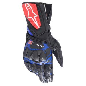 Guanti moto Alpinestars SP-8 3 Monster FQ20 nero-rosso-blu-bianco