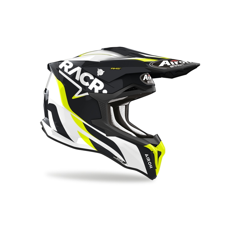 Casco da motocross Airoh Strycker Racr 2024 lucido Saldi