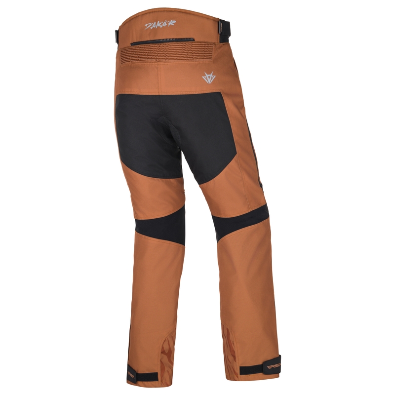 Pantaloni moto da donna RSA Dakar 2 Nero e Sabbia