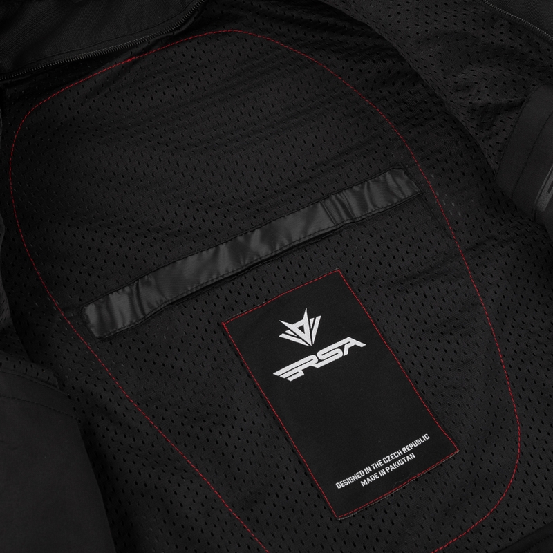 Giacca da moto da donna RSA Runway nera