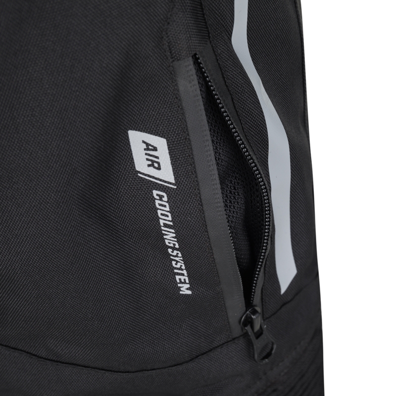 Pantaloni moto RSA Wasp nero-bianco-giallo fluo