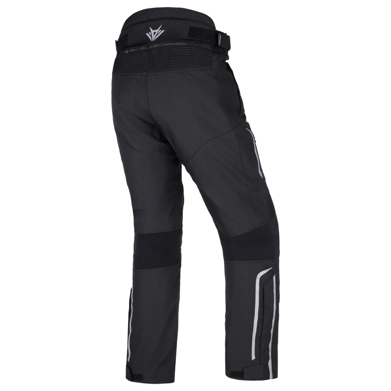 Pantaloni da moto RSA Wasp neri e grigi