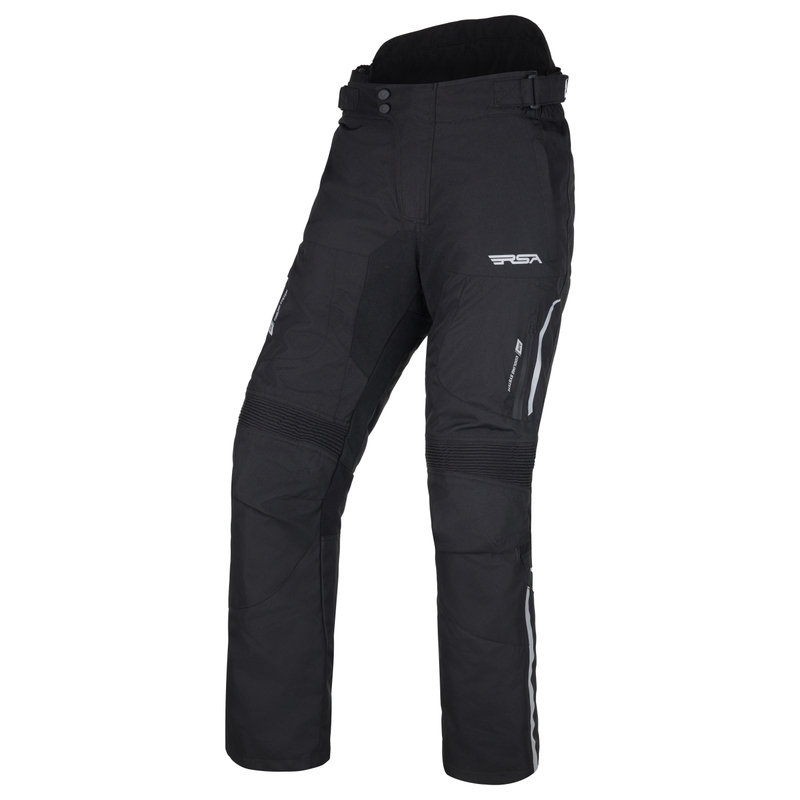 Pantaloni da moto RSA Wasp neri e grigi
