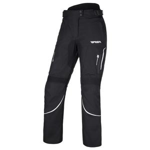 Pantaloni da moto RSA Wasp bianchi e neri da donna