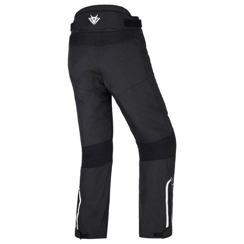 Pantaloni da moto RSA Wasp bianchi e neri da donna