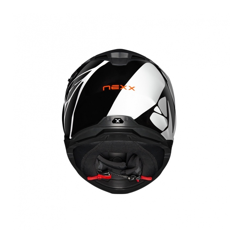 Casco moto integrale Nexx Y.100 B-SIDE bianco e nero Saldi