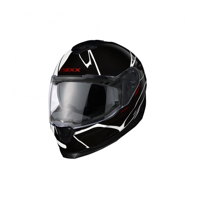 Casco moto integrale Nexx Y.100 B-SIDE bianco e nero Saldi