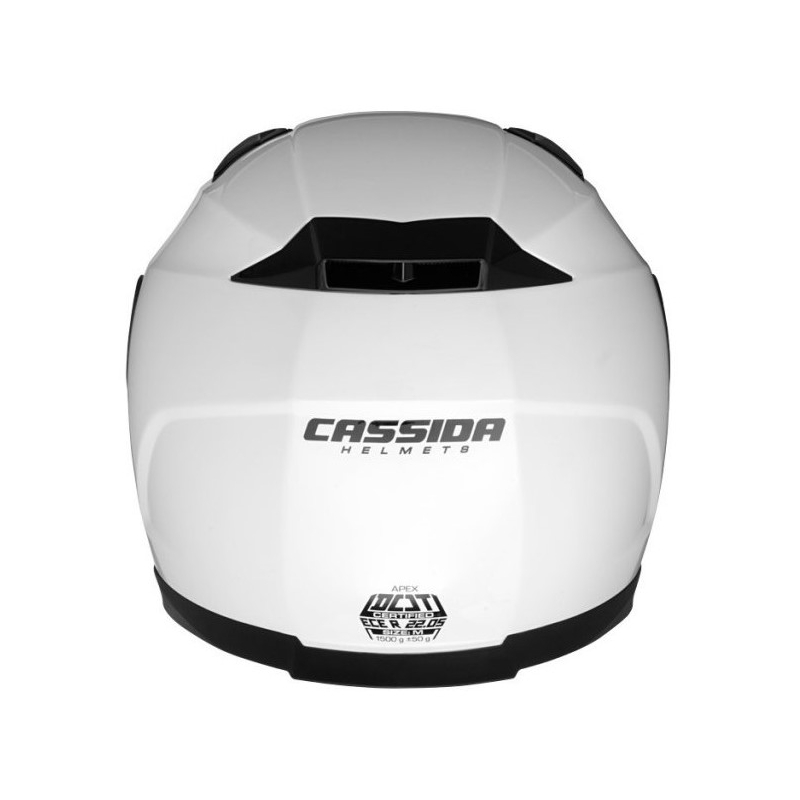Přilba na motorku Cassida Apex bílá výprodej