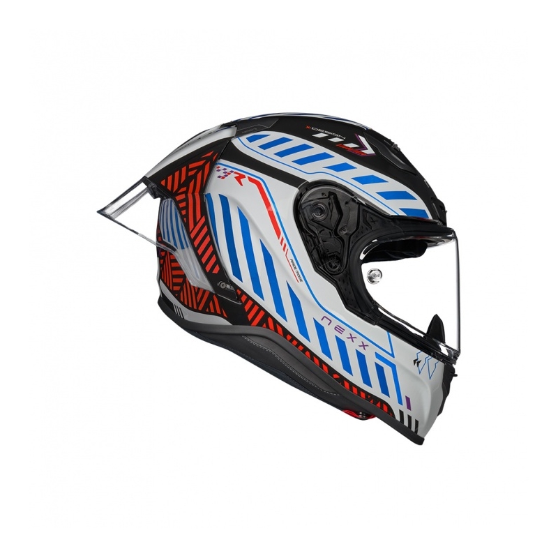 Casco moto integrale Nexx NEXX X.R3R Out Brake nero e bianco Saldi
