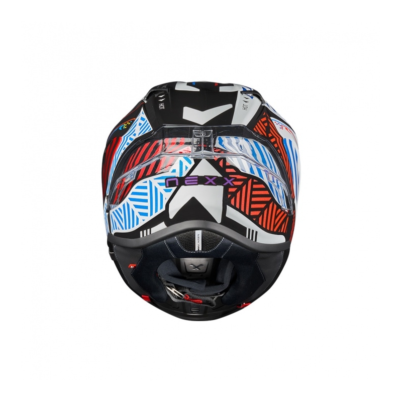 Casco moto integrale Nexx NEXX X.R3R Out Brake nero e bianco Saldi