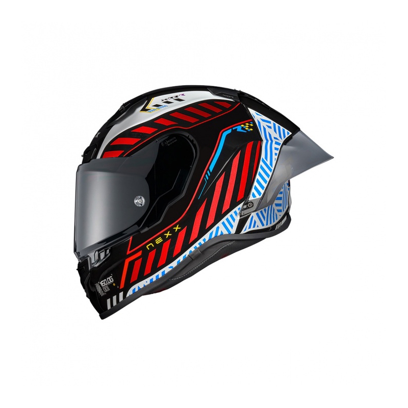 Casco moto integrale Nexx NEXX X.R3R Out Brake nero e bianco Saldi
