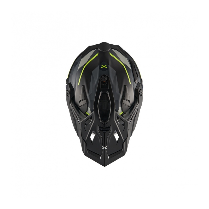 Casco enduro per moto Nexx X.WED3 Trailmania grigio-giallo fluo Saldi
