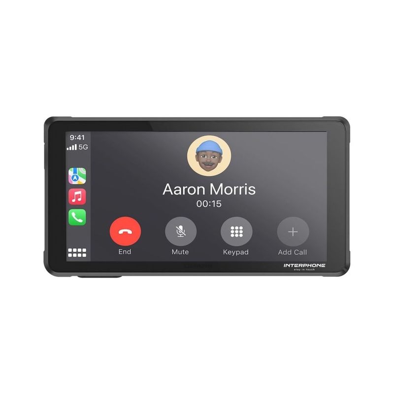 Interphone RIDESYNC Display Apple CarPlay e Android Auto per moto