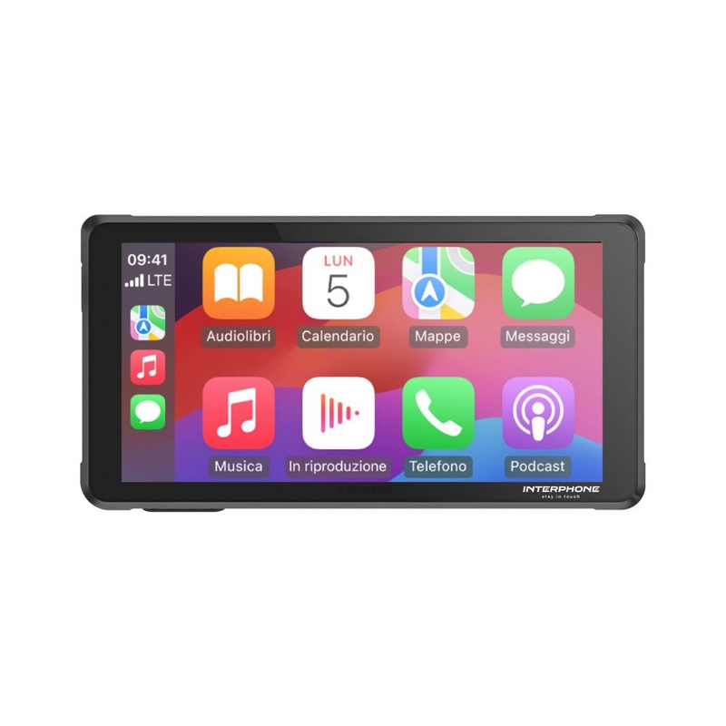 Interphone RIDESYNC Display Apple CarPlay e Android Auto per moto