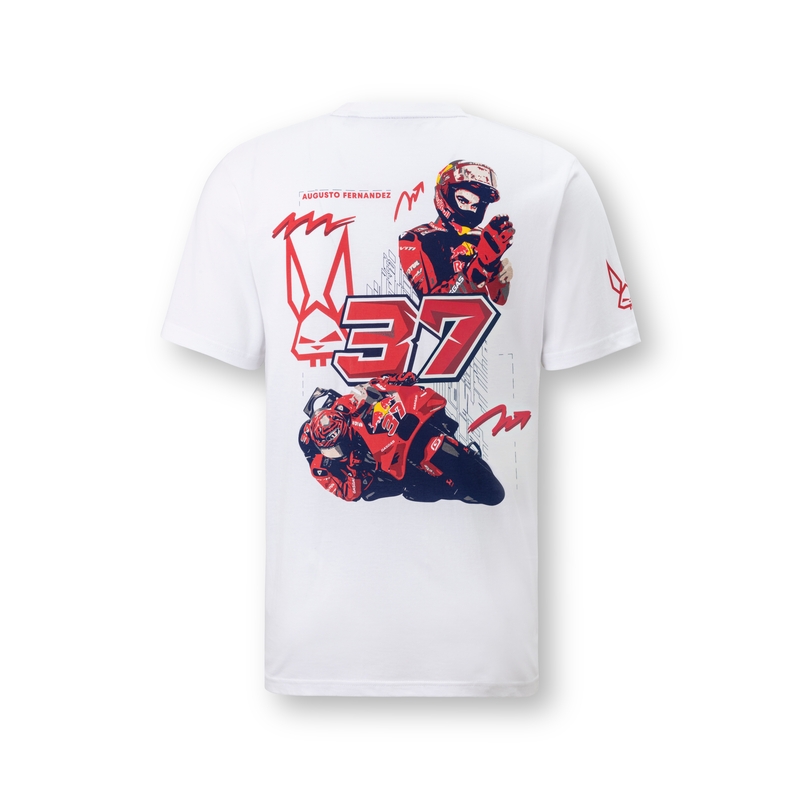 Maglietta Red Bull Gas A. Fernandez bianco
