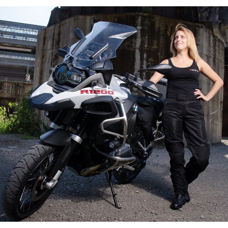 Dámské kalhoty na motorku Revit Airwave 2 černé zkrácené výprodej