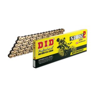 Motokrosový závodní řetěz D.I.D Chain 520DZ2 118 L Zlatá/Černá