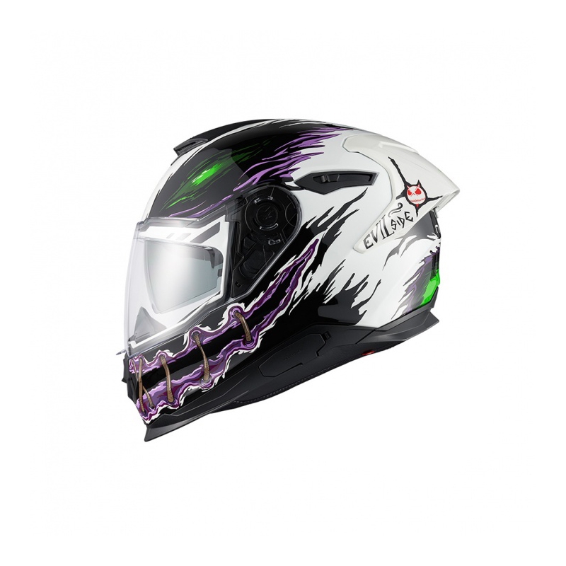 Casco integrale per moto Nexx Y.100R Night Rider bianco Saldi