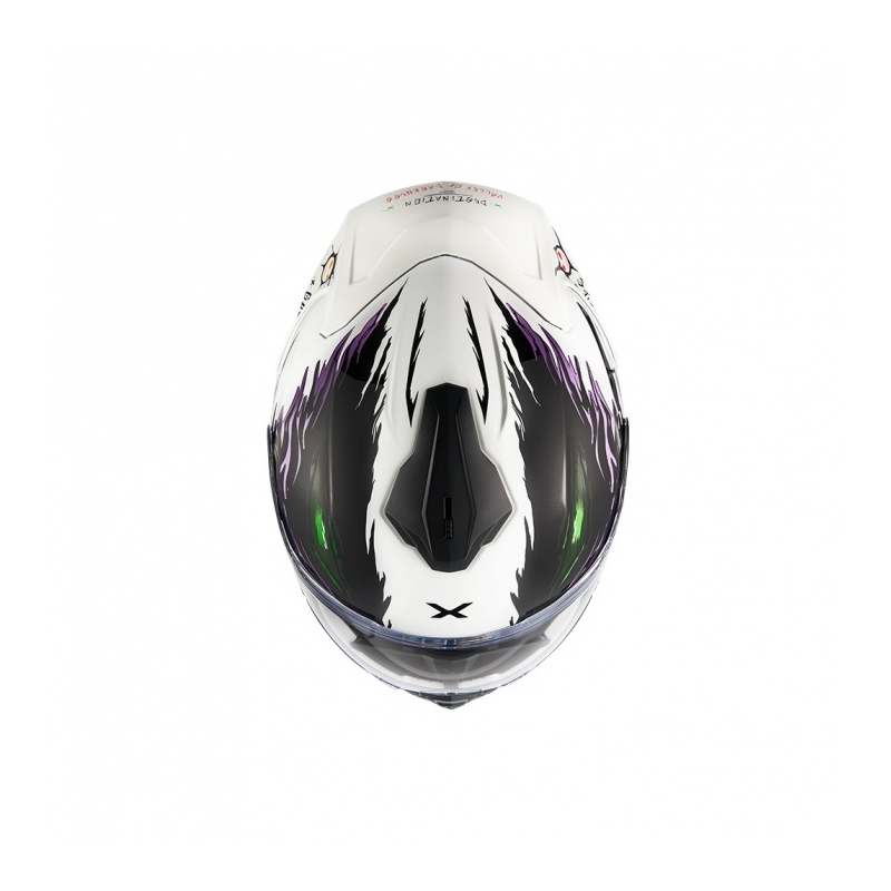 Casco integrale per moto Nexx Y.100R Night Rider bianco Saldi