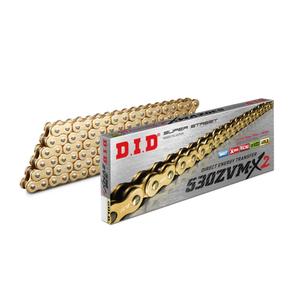 ZVM-X série X-Kroužkový řetěz D.I.D Chain 530ZVM-X 118 L Zlatá/Zlatá