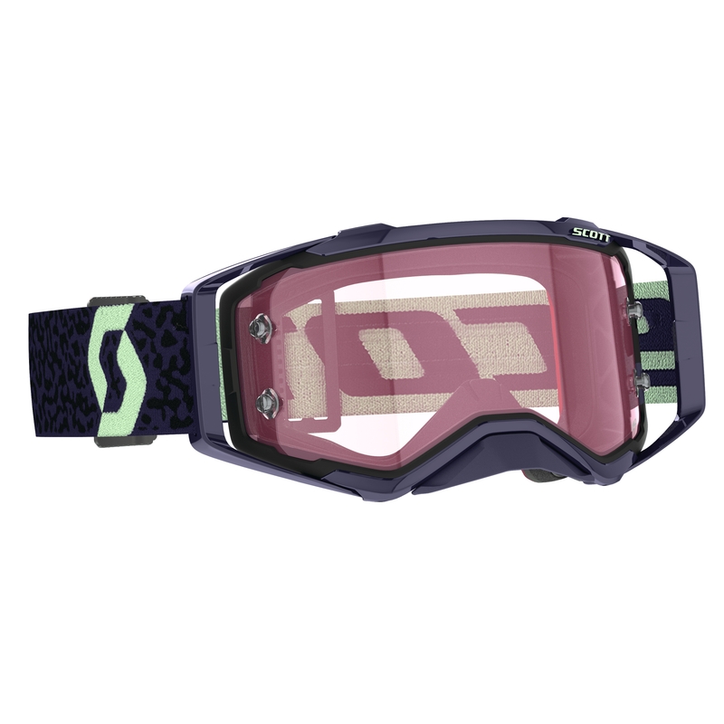 Occhiali da motocross Scott Prospect AMP viola-verde-rosa