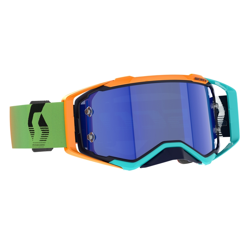 Occhiali da motocross Scott Prospect AMP blu-arancio-blu