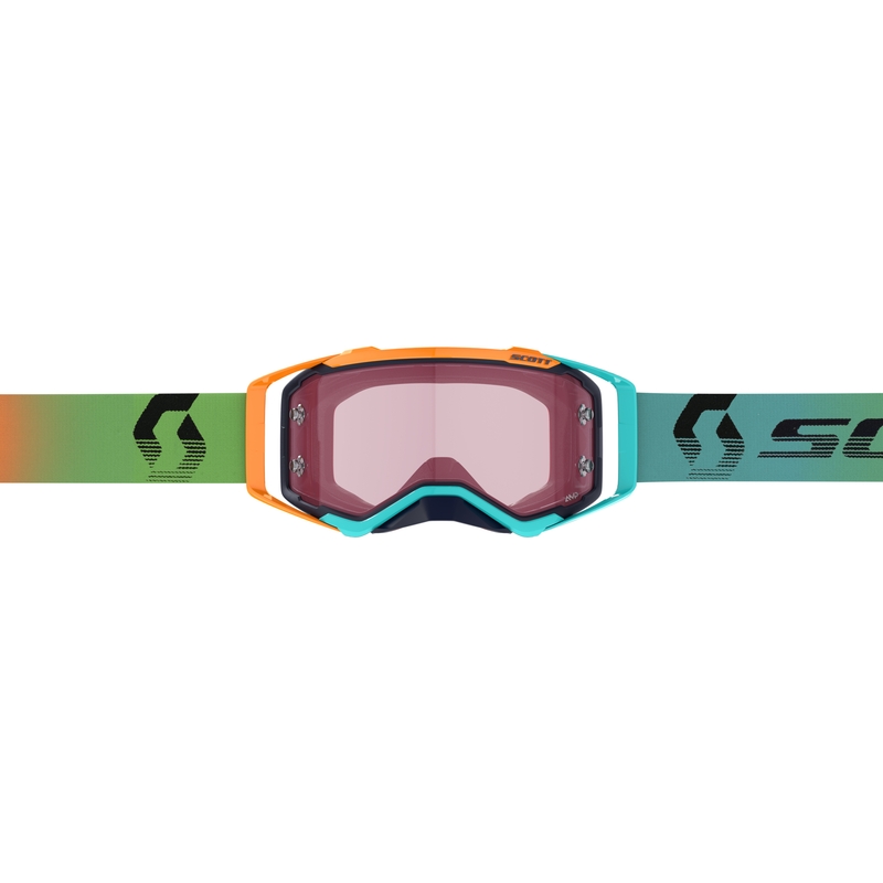 Occhiali da motocross Scott Prospect AMP blu-arancio-rosa