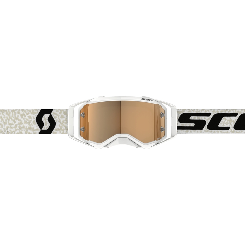 Occhiali da motocross Scott Prospect AMP bianco-nero-oro