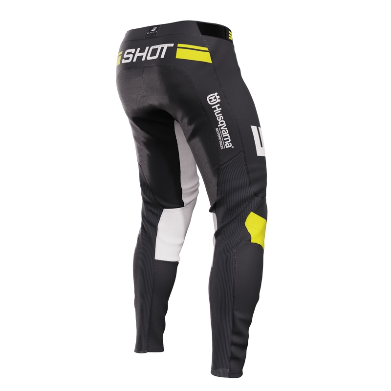 Pantaloni motocross Shot Aerolite Husqvarna LE neri saldi
