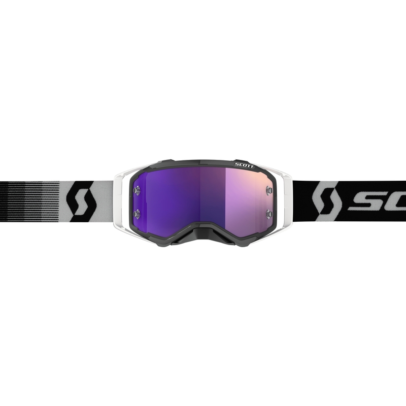 Occhiali da motocross Scott Prospect CH Premium nero-bianco-viola